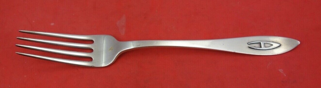Shreve Buckingham Narrow Sterling Silver Fork 7 1/4" Monogrammed A (1 of 2)