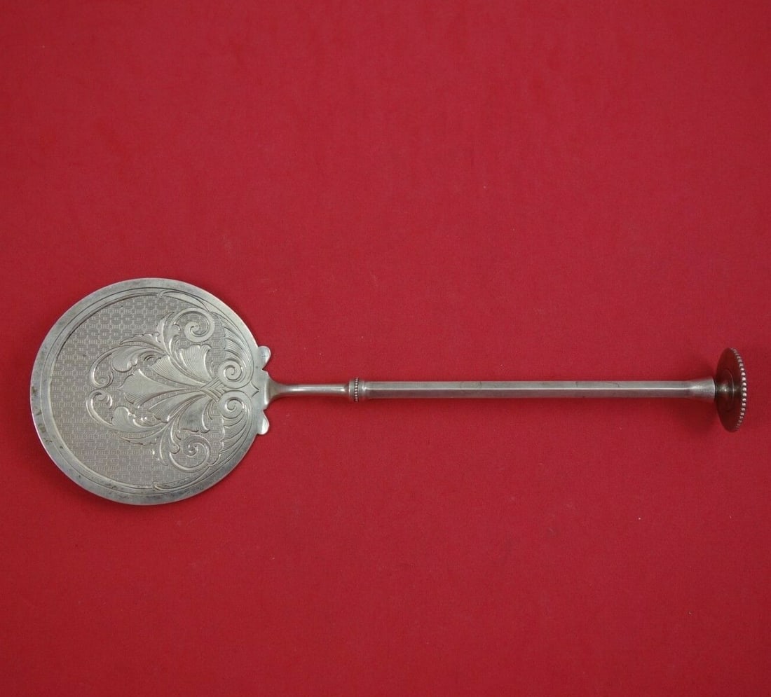 Gorham Old English Sterling Silver Tomato Server 8 1/4 Antique: Gorham Old English Sterling Silver Tomato Server 8 1/4 Antique Discover a stunning piece of history with this Old English by Gorham Sterling Silver Tomato Server. Crafted between 1850 and 1899, this a
