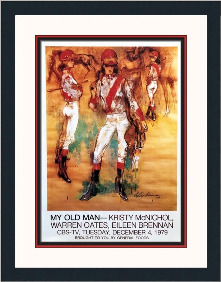 LeRoy Neiman My Old Man Kristy McNichol Custom Framed Print 1979 (1 of 2)