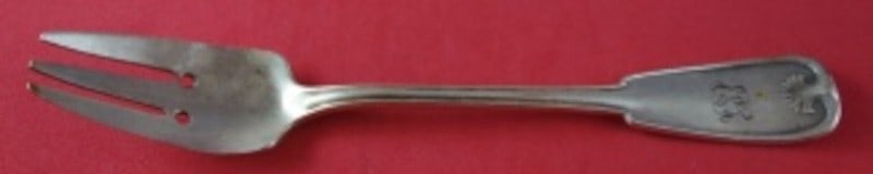 Tiffany Co Palm Sterling Silver 6 1/2 Salad Fork 3 Tine (1 of 1)