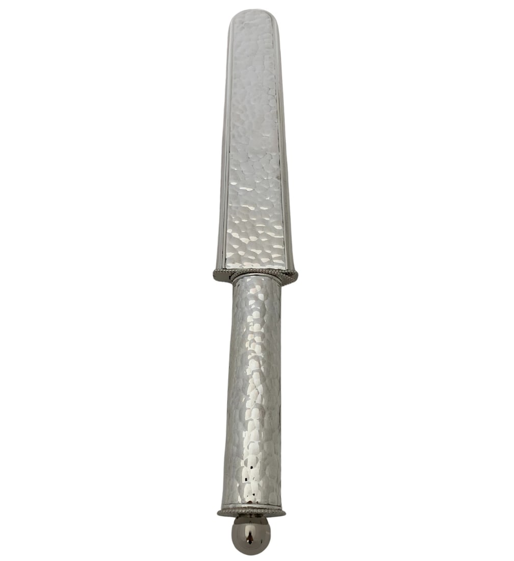 925 Sterling Silver Handmade Victorinox Serrated Knife 16.50 Inch (1 of 4)