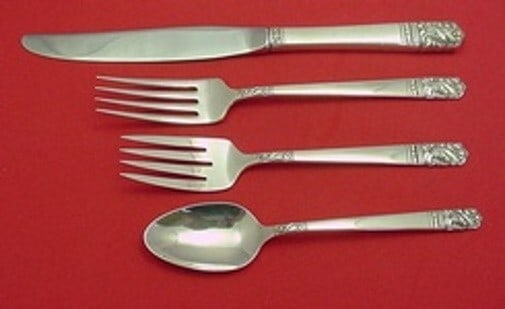 Oneida Casa Grande Sterling Silver 4-Piece Place Setting (1 of 2)