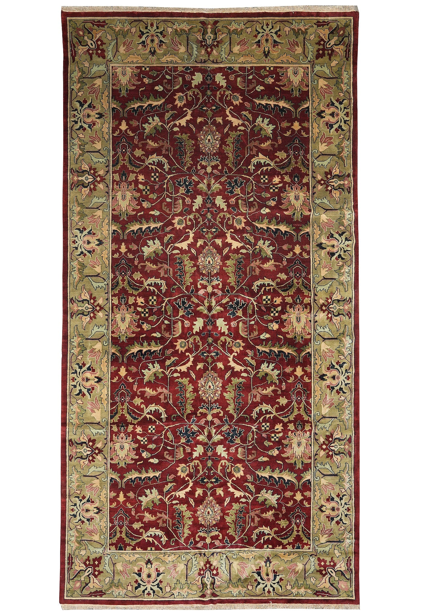 9 x 18 Handmade Wool Rug Hand Knotted Odd Size (1 of 11)