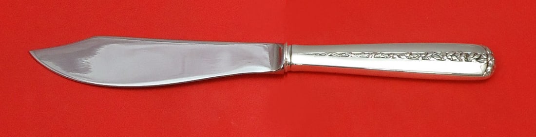 Towle Rambler Rose Sterling Silver Fish Knife 8 1/4 Custom Design: Towle Rambler Rose Sterling Silver Fish Knife 8 1/4 Custom Design This stunning individual fish knife from the Rambler Rose pattern by Towle is crafted from sterling silver and features a hollow handl