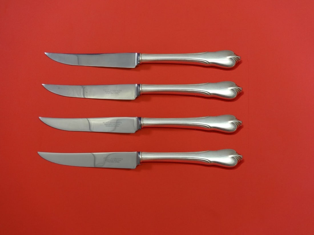 Wallace Grand Colonial Sterling Silver Steak Knife Set 4pc Custom 8.5" (1 of 2)