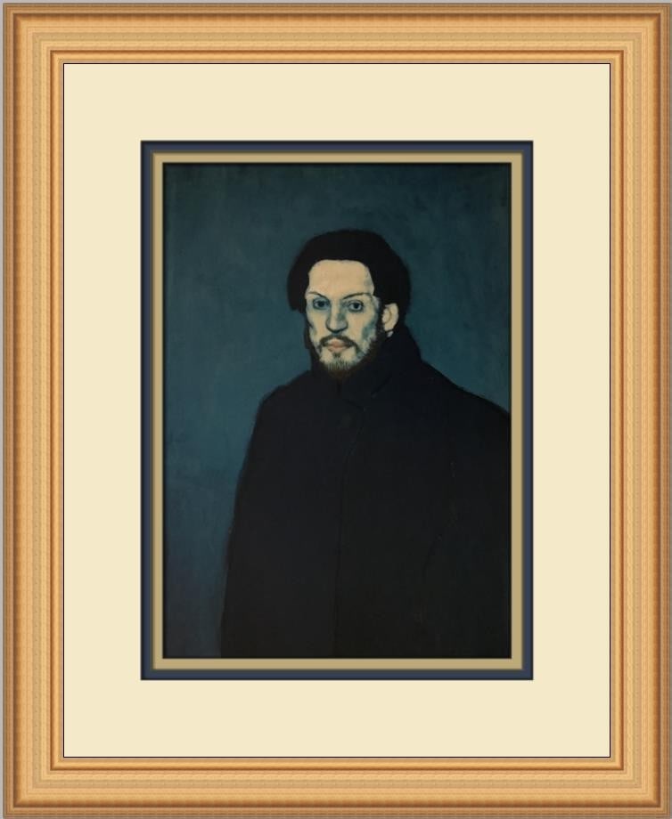 Pablo Picasso Self-Portrait Custom Framed Art Print 1987 (1 of 2)