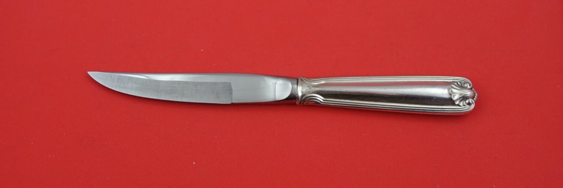 Towle Benjamin Franklin Sterling Silver Steak Knife 8 1/4" Beveled Blade (1 of 2)