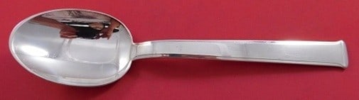 Ercuis Sequoia sterling silver serving spoon 9 5/8 France (1 of 1)