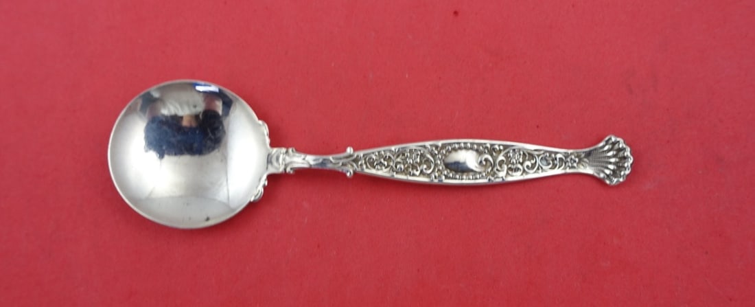 Whiting Hyperion Sterling Silver Bouillon Soup Spoon 5 Inch (1 of 2)
