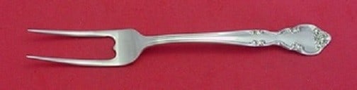 Gorham Rondo Sterling Silver 7.5" Custom English Serving Fork: Gorham Rondo Sterling Silver 7.5" Custom English Serving Fork This exquisite serving fork is from the Rondo pattern by Gorham, crafted from high-quality sterling silver. Measuring 7 1/2 inches, this c