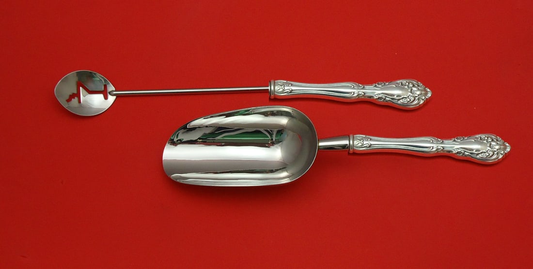 Alvin Chateau Rose Sterling Silver Bar Set 2pc Custom Made (1 of 1)
