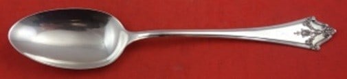 Sterling Silver Serving Spoon Orleans Pattern 8.5 Inch: Sterling Silver Serving Spoon Orleans Pattern 8.5 Inch This is a sterling silver serving spoon in the Orleans pattern by Lunt. It measures 8 1/2 inches in length and is not monogrammed. The spoon is f