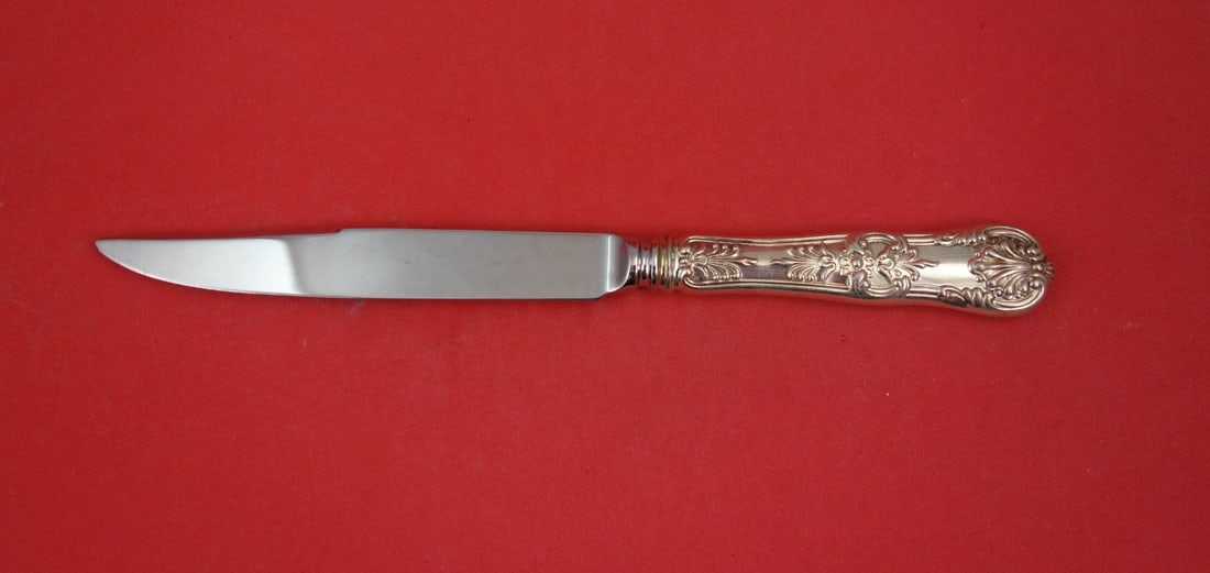 Tiffany English King Sterling Silver Steak Knife 9 inch Hollow Handle (1 of 2)