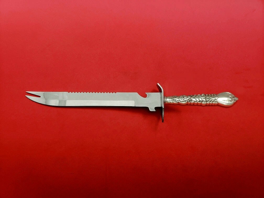 Tiffany & Co Florentine Sterling Silver Ham Slice Custom Knife 11.5" (1 of 2)