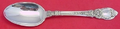 Vintage Lunt Charles II Sterling Silver Soup Spoon 7 3/8 Inch (1 of 2)