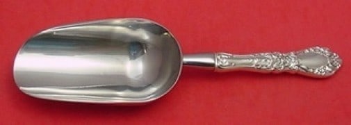 Alvin Prince Eugene Sterling Silver Ice Scoop HHWS 9 1/2: Alvin Prince Eugene Sterling Silver Ice Scoop HHWS 9 1/2 A Prince Eugene ice scoop by Alvin, custom made with a hollow handle and stainless implement. It is composed of sterling silver, was made in th