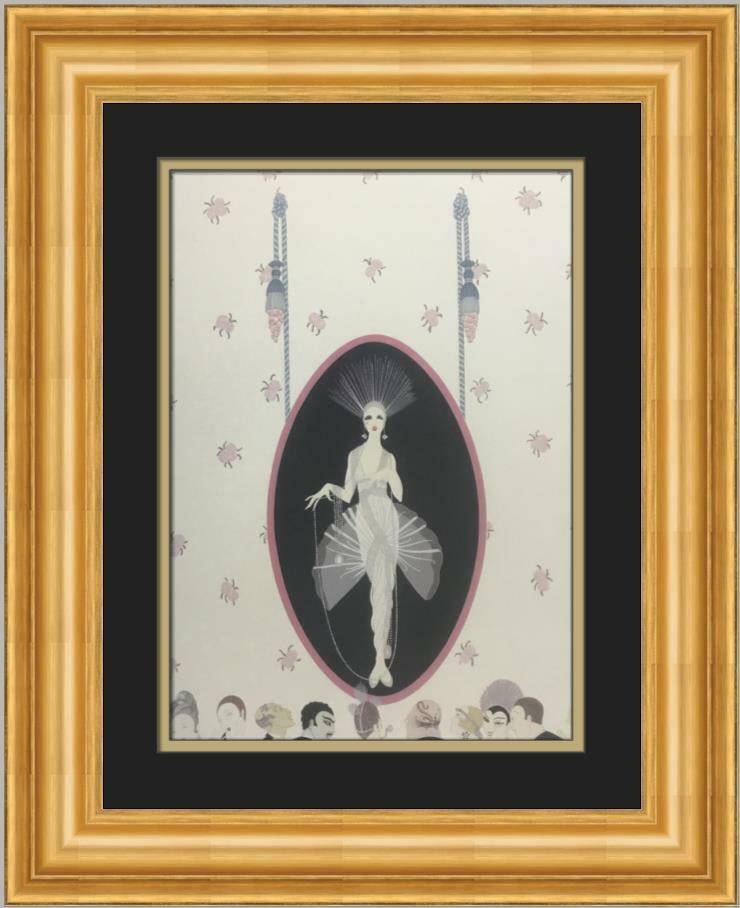 Erte The Portrait Art Deco Custom Framed Print 18 x 21 (1 of 2)