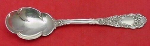Dominick & Haff Renaissance Sterling Silver Fluted Sugar Spoon 6": Dominick & Haff Renaissance Sterling Silver Fluted Sugar Spoon 6" This exquisite Renaissance sugar spoon, crafted by Dominick and Haff, showcases timeless elegance and fine craftsmanship. Made from hi