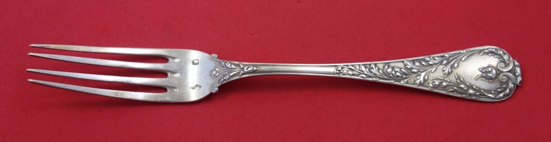 Boulenger Sterling Silver Regular Fork 7.25 Inch Flatware: Boulenger Sterling Silver Regular Fork 7.25 Inch Flatware This exquisite regular fork, crafted by Boulenger, showcases the elegance of French sterling silver flatware. Measuring 7 1/4 inches in length