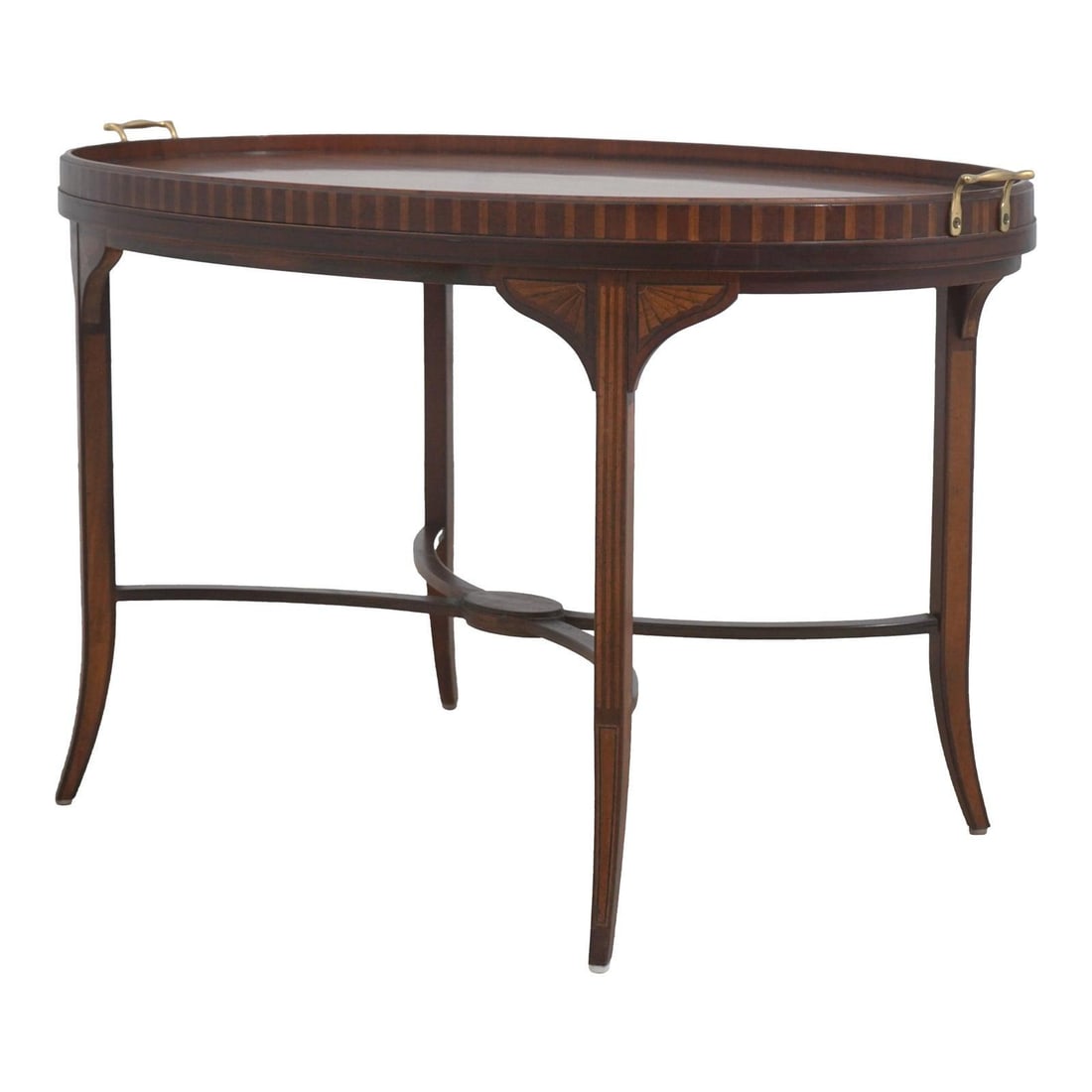 Baker Historic Charleston mahogany gallery top table (1 of 10)
