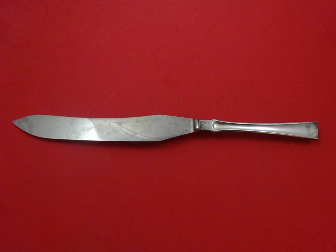 Peter Hertz Sterling Silver Roast Carving Knife 12 1/2 inches: Peter Hertz Sterling Silver Roast Carving Knife 12 1/2 inches This exquisite roast carving knife by Peter Hertz showcases a stunning design with a sterling silver hollow handle and a durable stainless