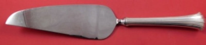 Sterling Silver Pie Server Newport Scroll Pattern Hollow Handle 11 Inch (1 of 1)