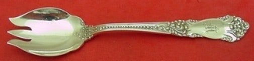 Reed & Barton La Marquise Sterling Silver Ice Cream Fork Monogrammed (1 of 1)