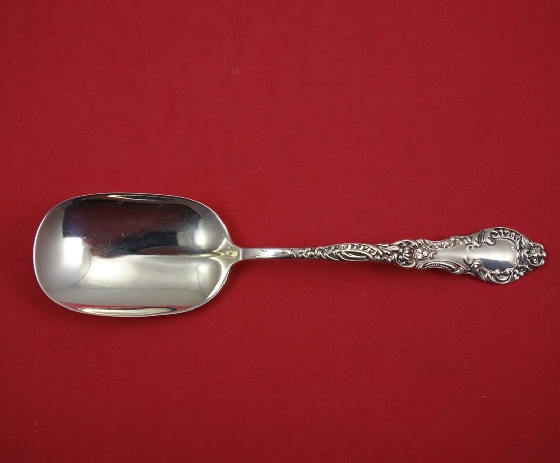 Frank Smith Crystal Sterling Silver Preserve Spoon 7.5 Inch Serving (1 of 2)