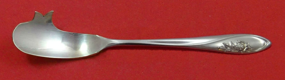 Towle Sculptured Rose Sterling Cheese Knife with Pick 5 3/4" (1 of 1)