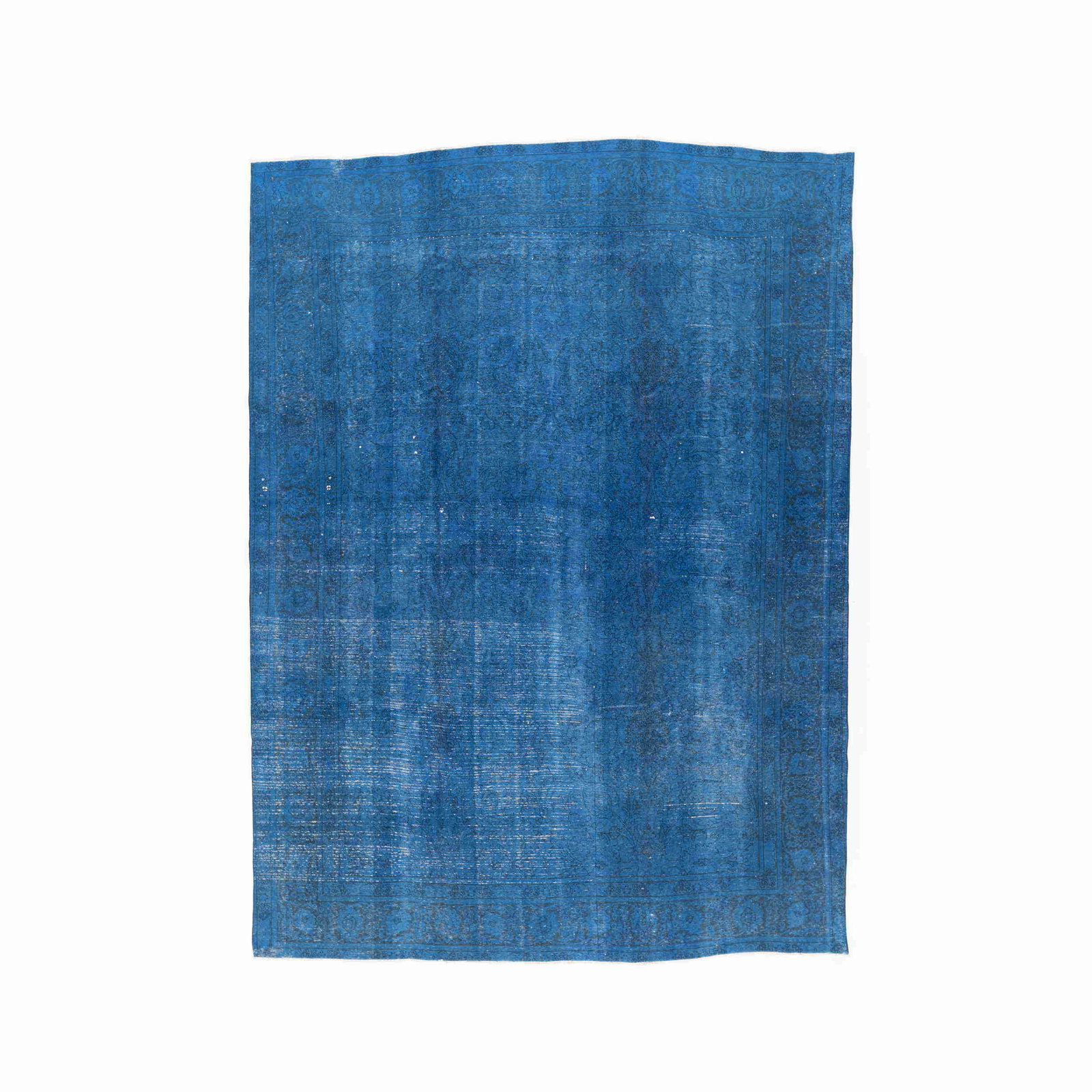 Authentic Vintage Handmade Wool on Cotton Carpet 112.2 x 151.6: Authentic Vintage Handmade Wool on Cotton Carpet 112.2 x 151.6 This authentic handmade vintage carpet showcases a beautiful blend of wool on cotton, crafted with meticulous attention to detail. The do