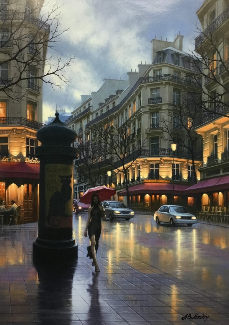 Alexei Butirskiy Symbol Of Paris Limited Edition Canvas Giclee: Alexei Butirskiy Symbol Of Paris Limited Edition Canvas Giclee This is a limited edition giclee print on canvas titled "Symbol Of Paris" by Alexei Butirskiy. The artwork is hand signed by the artist o