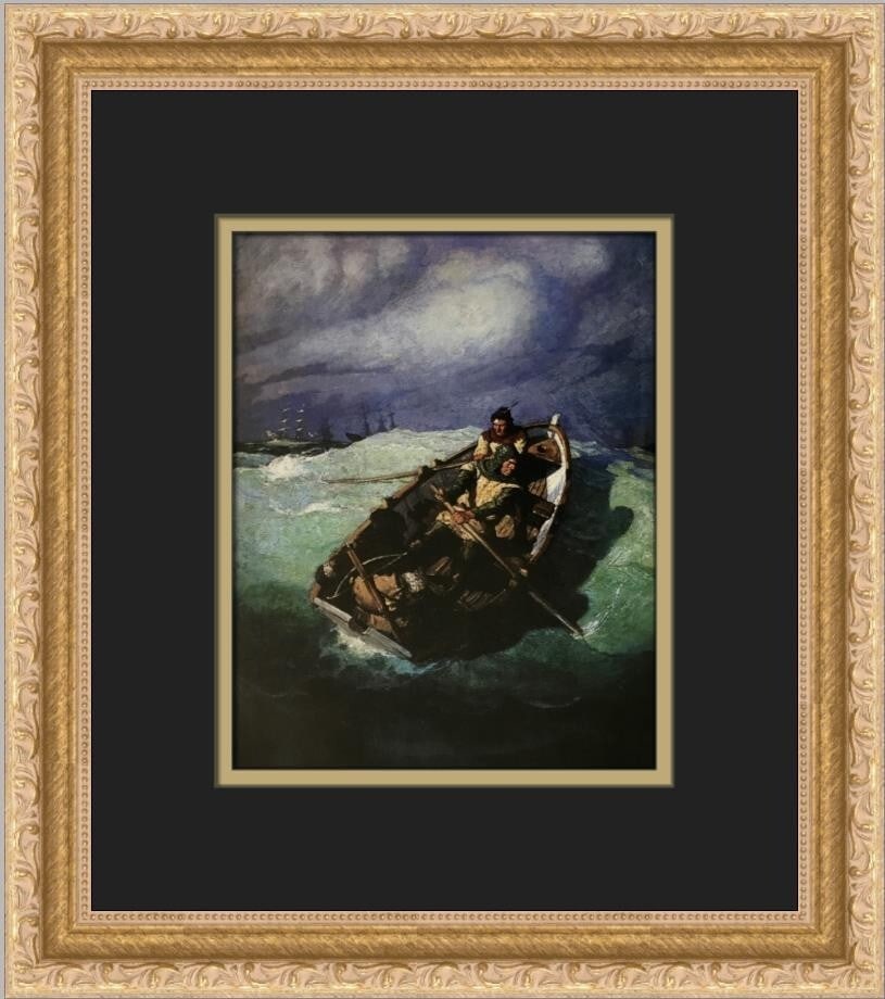 N C Wyeth The Little Cockle Custom Framed Print 14x12 Impressionism Art (1 of 2)