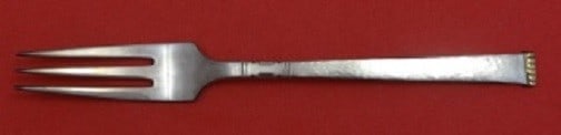 Old Newbury Crafters Karen Gold Accents Sterling Silver Fork 3-Tine 7 1/8" (1 of 1)