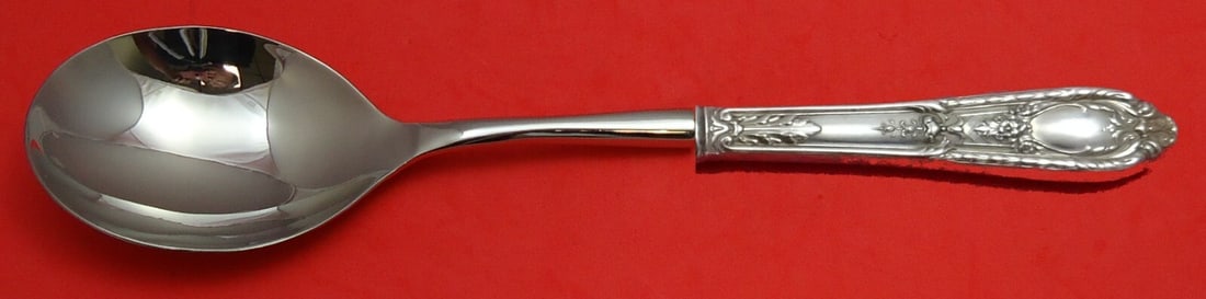International Sterling Silver Fontaine Casserole Spoon 11 1/4 Custom Hollow Handle (1 of 2)