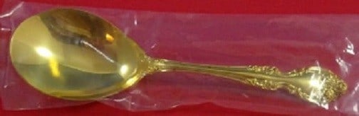 Gorham Melrose Vermeil Gold Sterling Silver Berry Spoon 8.5" New (1 of 1)