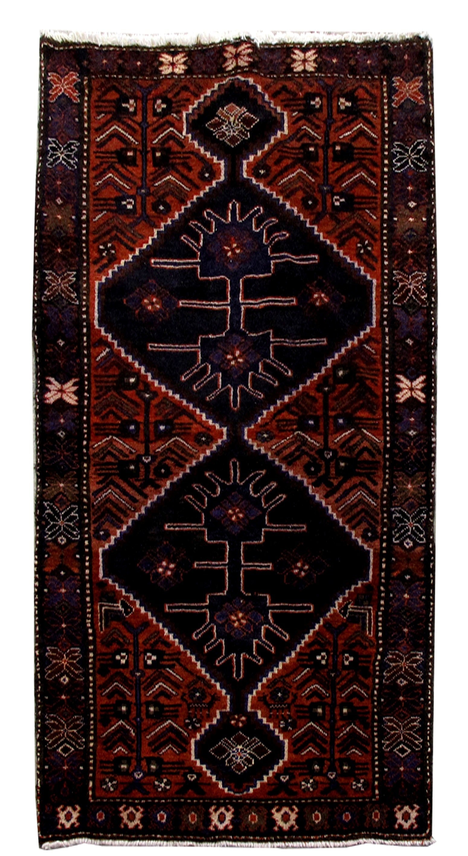 3.9 x 6.8 Persian Tribal Koliaie Area Rug: 3.9 x 6.8 Persian Tribal Koliaie Area Rug Free continental US Shipping Introducing a stunning 3.9 x 6.8 Persian Tribal Koliaie Rug, perfect for adding a touch of elegance and authenticity to your spac