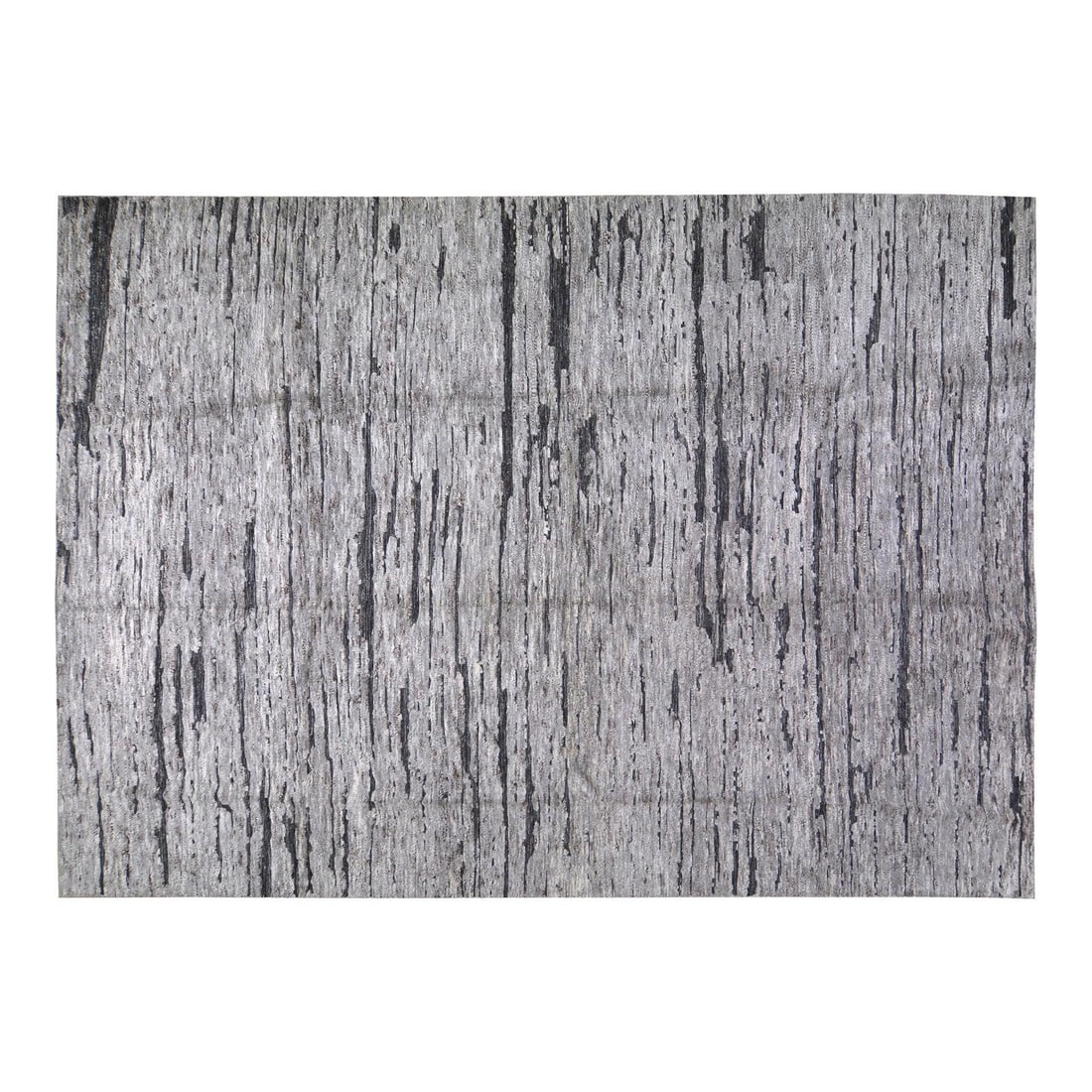 Gray Organic Wool Area Rug Hand Knotted Moroccan Style 10'x14': Gray Organic Wool Area Rug Hand Knotted Moroccan Style 10'x14' This Moroccan hand-knotted rug is crafted from organic wool, offering natural colors and a soft texture. The rug features a gray color pa