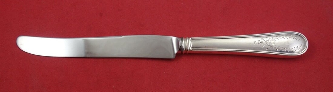 Blackinton Louisburg Square Sterling Silver Dinner Knife 9.5 inches: Blackinton Louisburg Square Sterling Silver Dinner Knife 9.5 inches This elegant dinner knife, part of the Louisburg Square pattern, also known as French Colonial, is crafted from high-quality sterlin