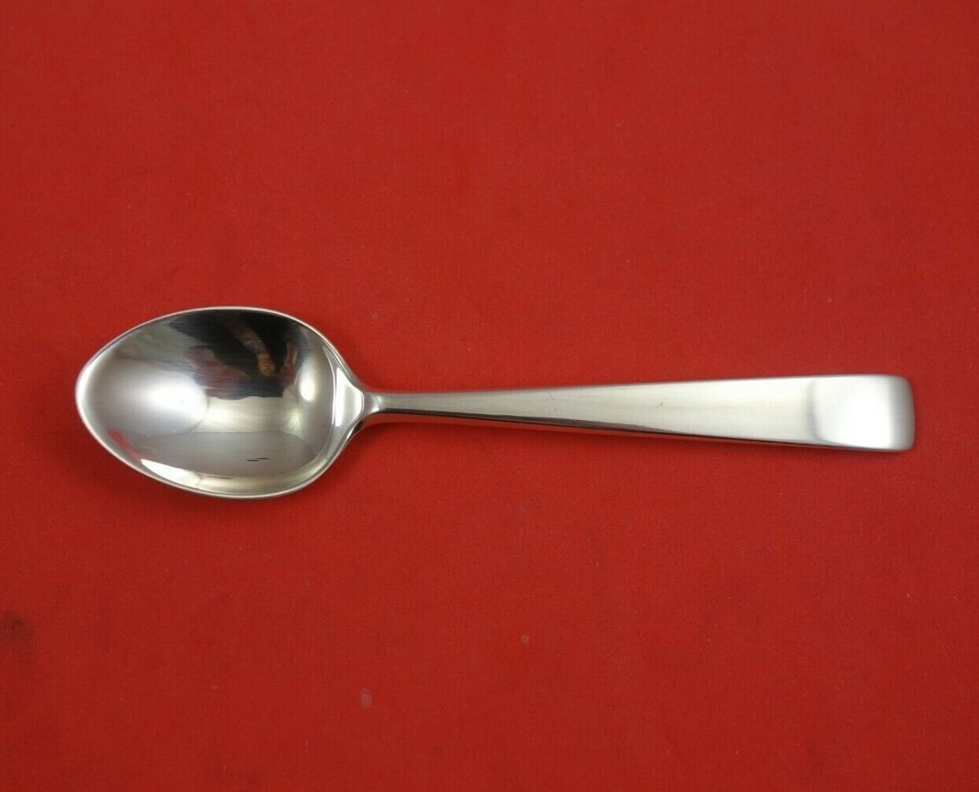 Georg Jensen Margrethe Sterling Silver Coffee Spoon 4 1/4 inches: Georg Jensen Margrethe Sterling Silver Coffee Spoon 4 1/4 inches This exquisite coffee spoon is part of the Margrethe pattern by Georg Jensen, crafted from high-quality sterling silver (.925). Measuri