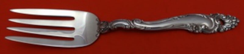 Gorham Decor Sterling Silver Cold Meat Fork 8.25 Inches Unmonogrammed (1 of 2)