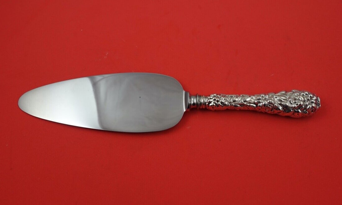 Schofield Baltimore Rose Sterling Silver Cake Server 10 Inch: Schofield Baltimore Rose Sterling Silver Cake Server 10 Inch Introduce elegance to your dessert table with this exquisite Baltimore Rose Cake Server by Schofield. Crafted from sterling silver, this se