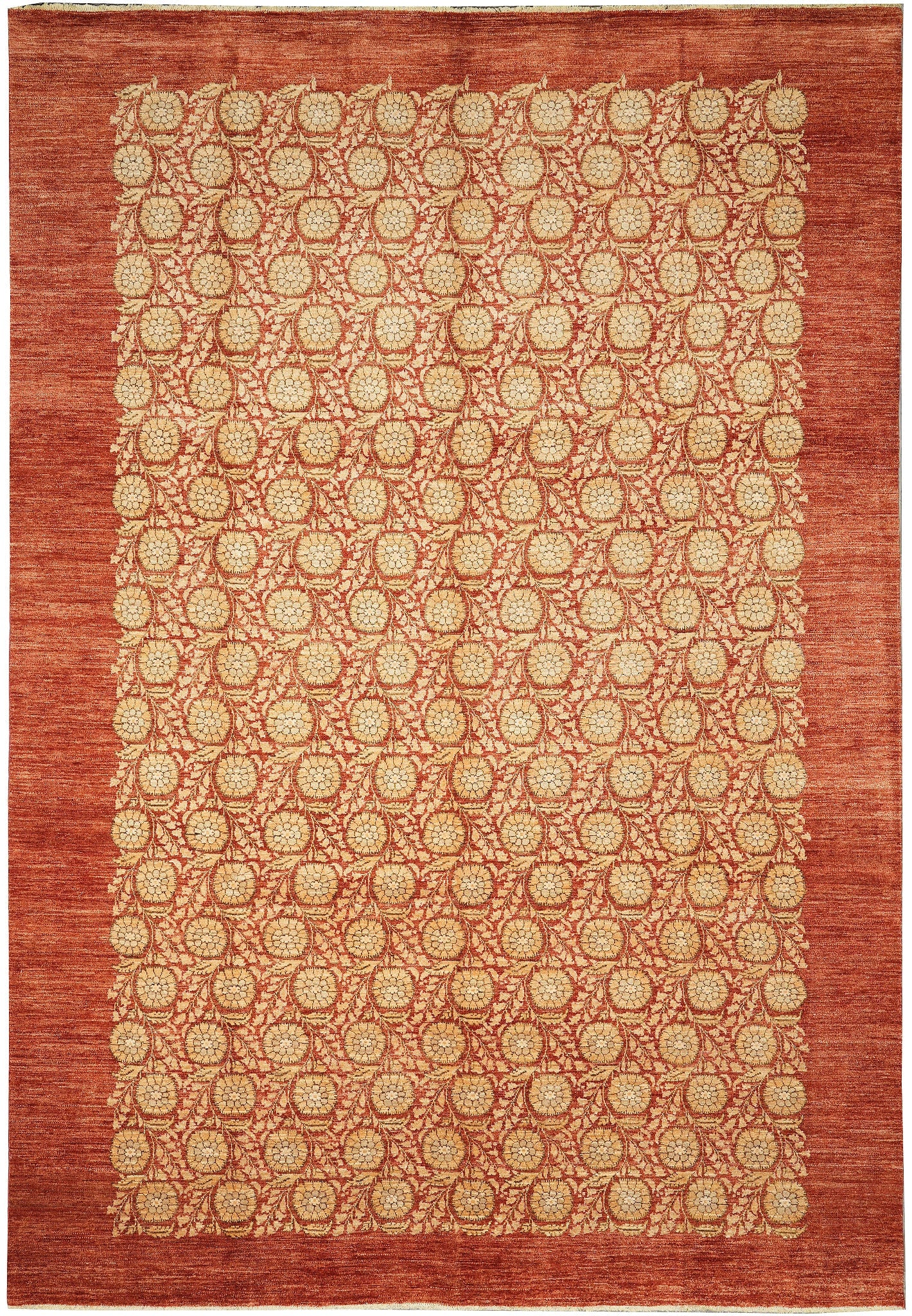 10 x 14 Handmade Transitional Area Rug: 10 x 14 Handmade Transitional Area Rug Free continental US Shipping A beautifully crafted handmade transitional rug designed to bridge classic artistry with modern style. It features a balanced transi