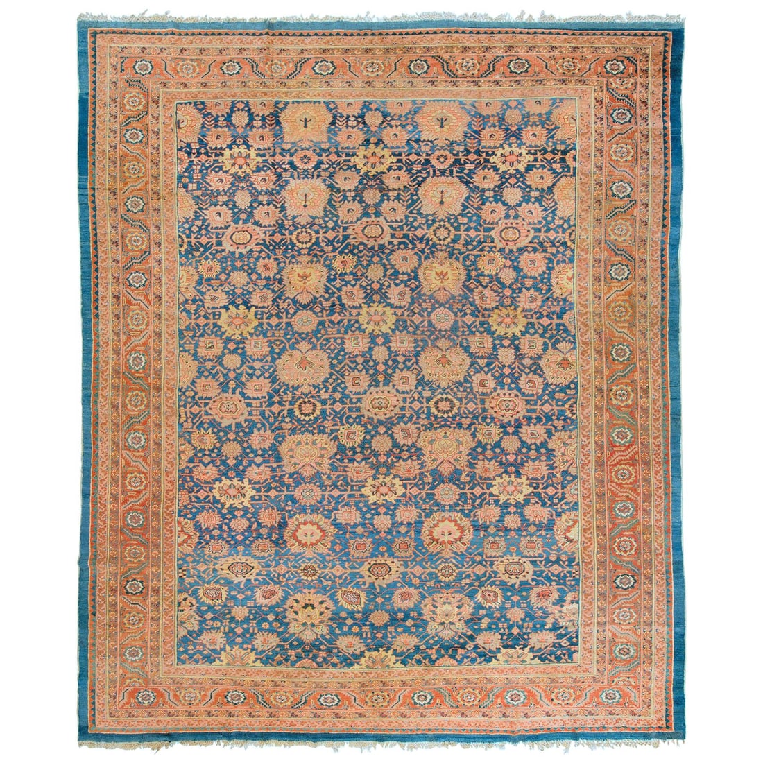 Late 19th Century Bakshaish Hand Knotted Wool Rug 12'4'' x 14'10'' (1 of 11)
