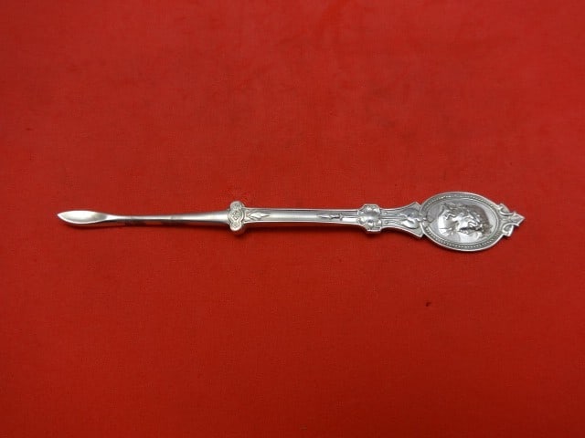 Hotchkiss & Schreuder Medallion Sterling Silver Nut Pick 4 3/4": Hotchkiss & Schreuder Medallion Sterling Silver Nut Pick 4 3/4" This exquisite nut pick features a design from the Medallion pattern by Hotchkiss & Schreuder. Crafted from high-quality sterling silver