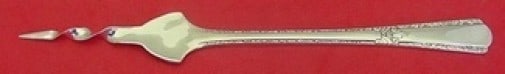 Stardust by Century Sterling Silver Twisted Butter Pick 6.25": Stardust by Century Sterling Silver Twisted Butter Pick 6.25" This exquisite butter pick from the Stardust by Century pattern is crafted from sterling silver, showcasing a custom twisted design. Measu
