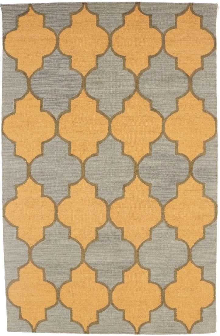 Hand-Tufted Wool Trellis Area Rug 5x8 Multicolor Modern for Kids Room: Hand-Tufted Wool Trellis Area Rug 5x8 Multicolor Modern for Kids Room This hand-tufted area rug features a multicolored trellis design, crafted from wool for durability and comfort. Its modern style m