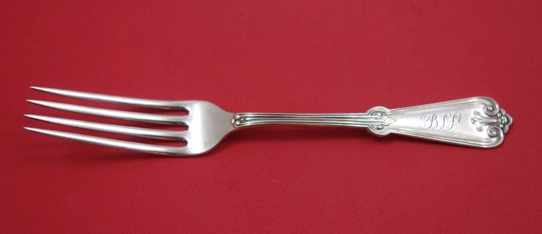 Vanderslice Campanula De Anza Sterling Silver Dinner Fork 7.5 in Rare (1 of 1)
