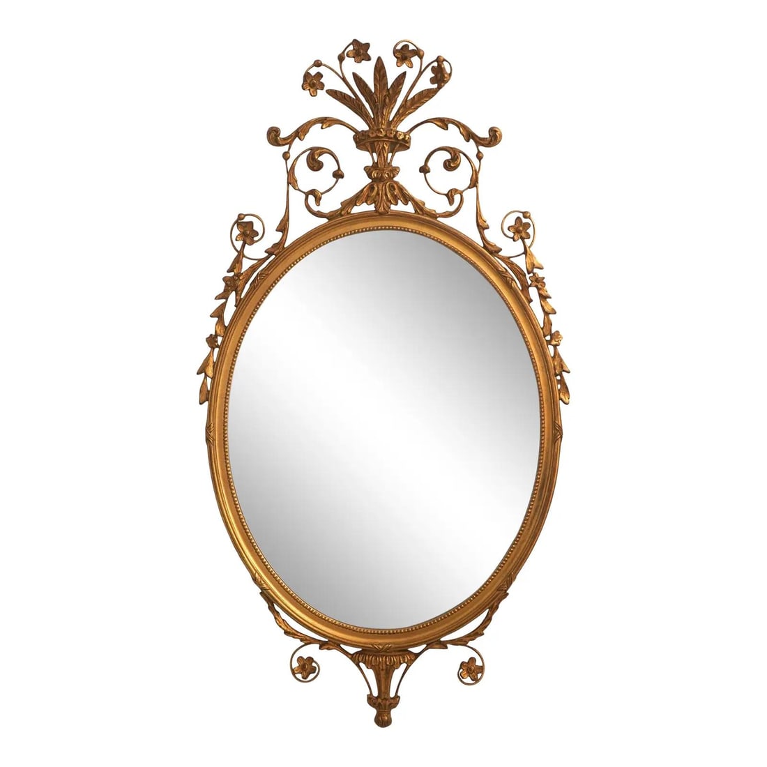 Beveled Glass Mirror by Carvers Guild Adams Style Gold Finish (1 of 10)
