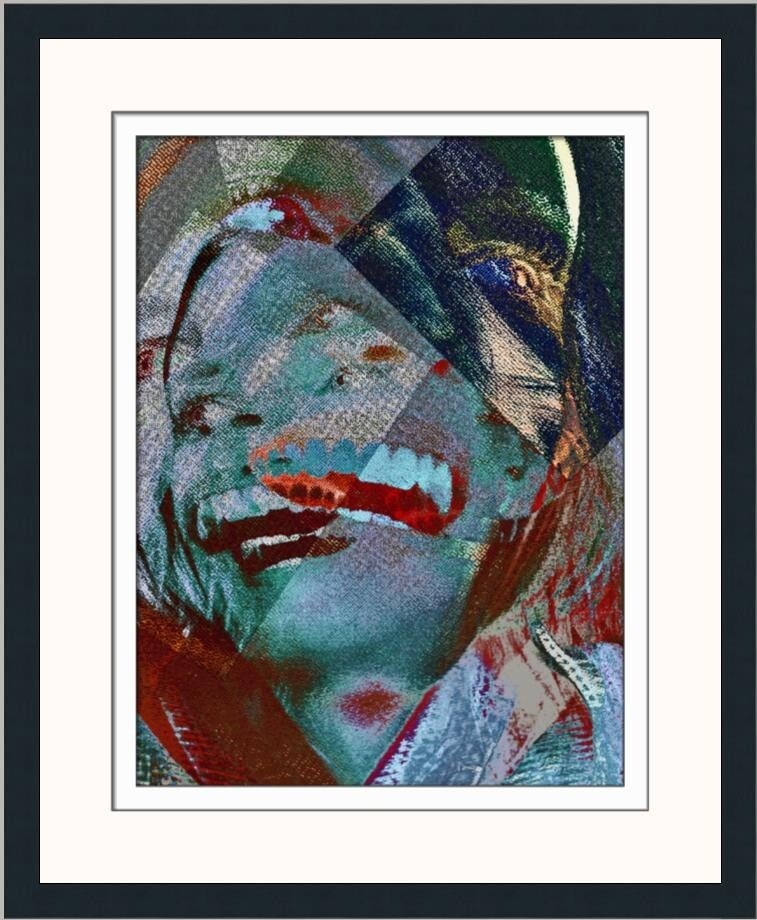 Brent Wickes The Faceless Few Limited Edition Signed Giclee Print Framed: Brent Wickes The Faceless Few Limited Edition Signed Giclee Print Framed Discover the captivating artwork titled "The Faceless Few" by Brent Wickes, a stunning example of abstract surrealism. This lim