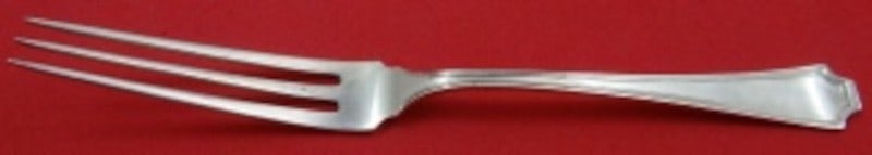 Sterling Silver Strawberry Fork Fairfax Pattern by Durgin-Gorham 4.75 Inch: Sterling Silver Strawberry Fork Fairfax Pattern by Durgin-Gorham 4.75 Inch This is a Fairfax pattern strawberry fork crafted in sterling silver by Durgin-Gorham. Measuring 4 3/4 inches in length, this